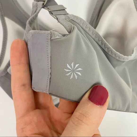 Athleta Gray Sports Bra - Picture 6 of 16